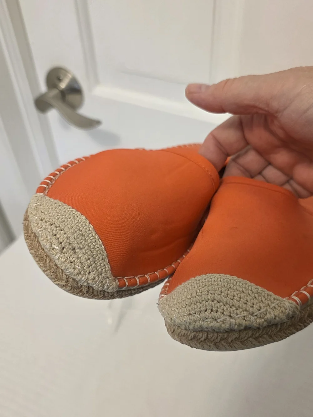 Sea Star Women's Orange Beachcomber Espadrilles - Beachwear Size 9, Colorful